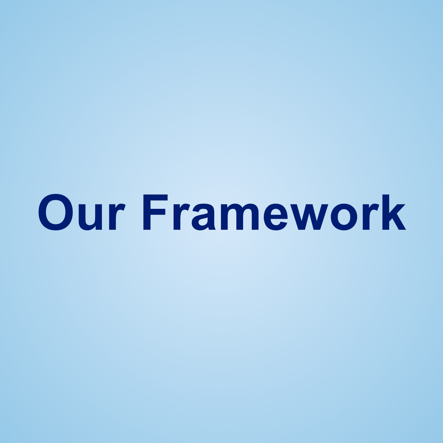 Our Framework
